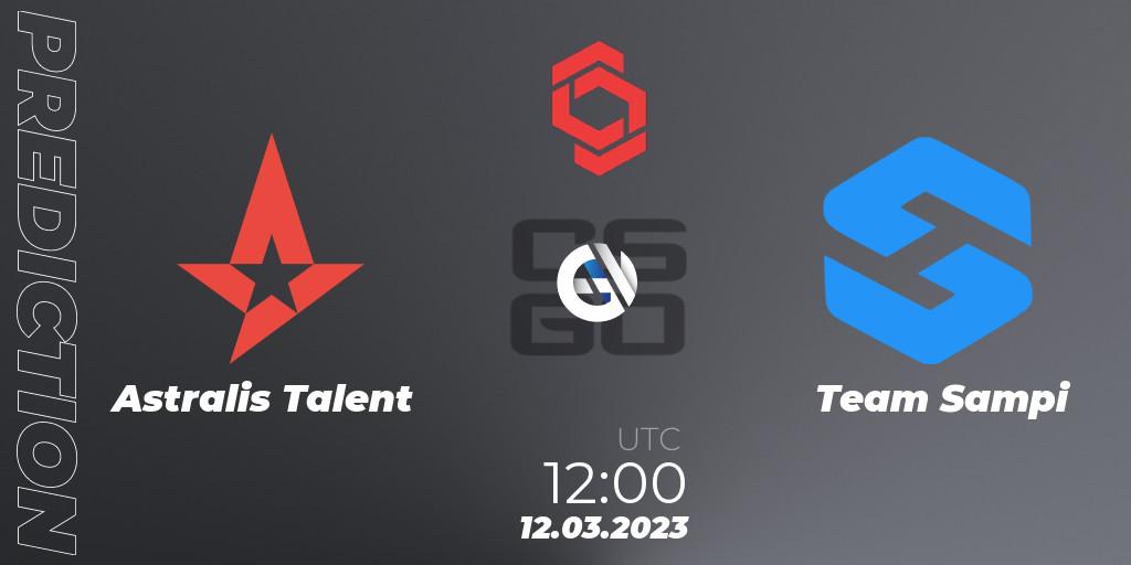 Astralis Talent - Team Sampi: прогноз. 12.03.2023 at 12:00, Counter-Strike (CS2), CCT Central Europe Series 5 Closed Qualifier