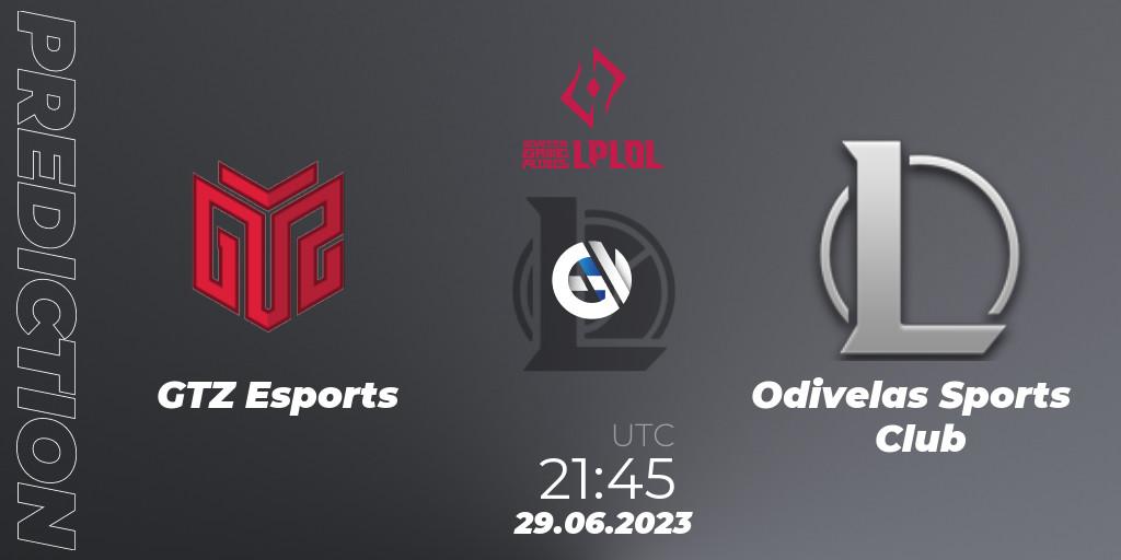 GTZ Esports - Odivelas Sports Club: прогноз. 29.06.2023 at 21:45, LoL, LPLOL Split 2 2023 - Group Stage