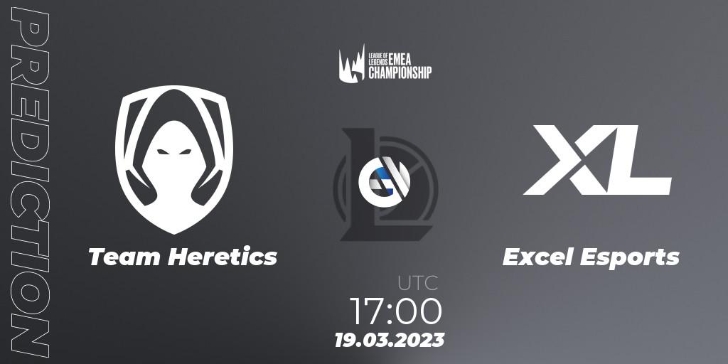 Team Heretics - Excel Esports: прогноз. 18.03.2023 at 18:00, LoL, LEC Spring 2023 - Regular Season