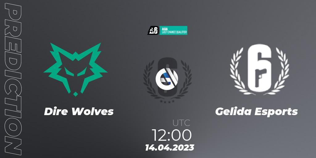 Dire Wolves - Gelida Esports: прогноз. 15.04.2023 at 06:00, Rainbow Six, Asia League 2023 - Stage 1 - Last Chance Qualifiers