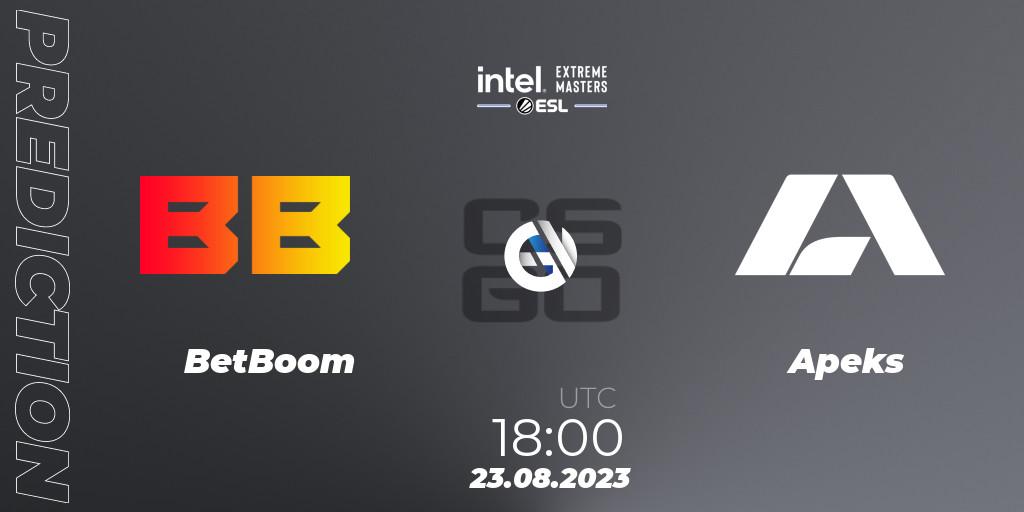 BetBoom - Apeks: прогноз. 23.08.2023 at 18:00, Counter-Strike (CS2), IEM Sydney 2023 Europe Closed Qualifier