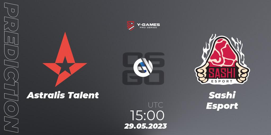 Astralis Talent - Sashi Esport: прогноз. 01.06.23, CS2 (CS:GO), Y-Games PRO Series 2023