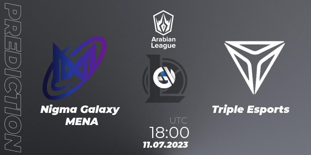 Nigma Galaxy MENA - Triple Esports: прогноз. 11.07.23, LoL, Arabian League Summer 2023 - Group Stage