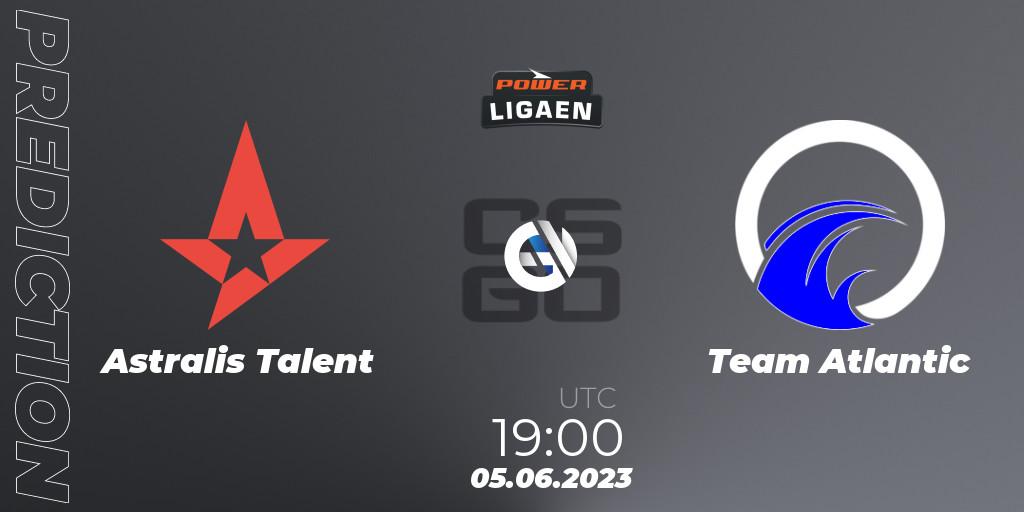 Astralis Talent - Team Atlantic: прогноз. 05.06.23, CS2 (CS:GO), Dust2.dk Ligaen Season 23
