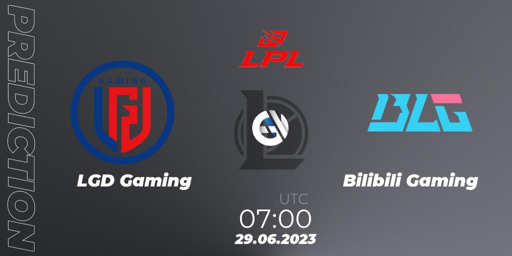 LGD Gaming - Bilibili Gaming: прогноз. 29.06.23, LoL, LPL Summer 2023 Regular Season