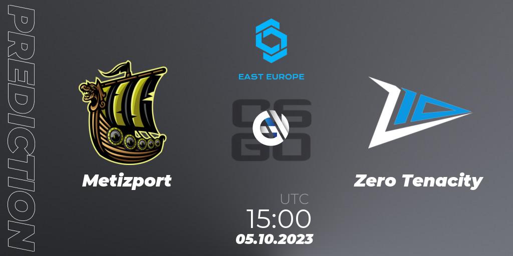 Metizport - Zero Tenacity: прогноз. 05.10.2023 at 15:00, Counter-Strike (CS2), CCT East Europe Series #3: Closed Qualifier