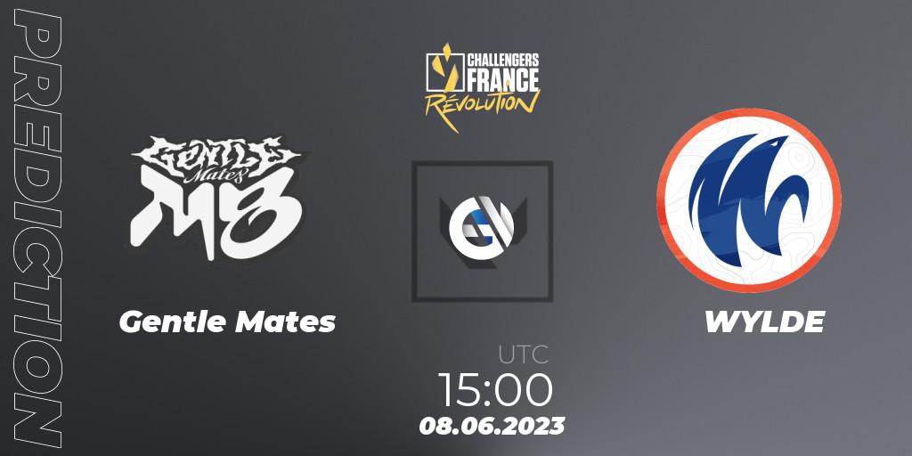 Gentle Mates - WYLDE: прогноз. 08.06.23, VALORANT, VALORANT Challengers 2023 France: Revolution Split 2 - Playoffs