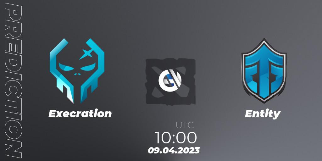 Execration - Entity: прогноз. 09.04.2023 at 09:55, Dota 2, DreamLeague Season 19 - Group Stage 1