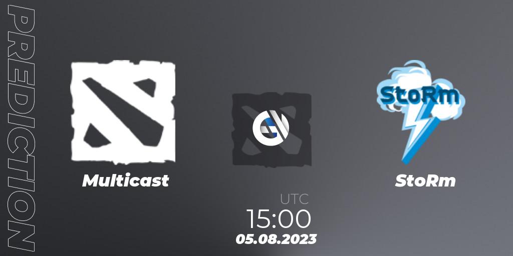 Multicast - StoRm: прогноз. 05.08.2023 at 15:00, Dota 2, European Pro League Season 11