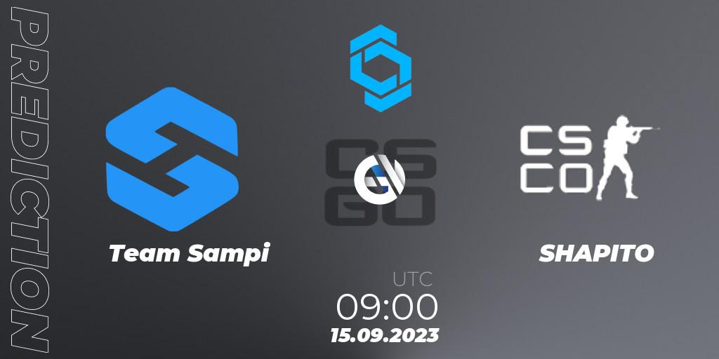 Team Sampi - SHAPITO: прогноз. 15.09.2023 at 09:00, Counter-Strike (CS2), CCT East Europe Series #2