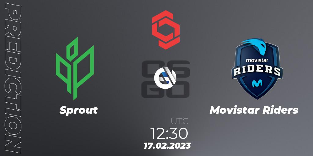 Sprout - Movistar Riders: прогноз. 17.02.2023 at 12:20, Counter-Strike (CS2), CCT Central Europe Series Finals #1