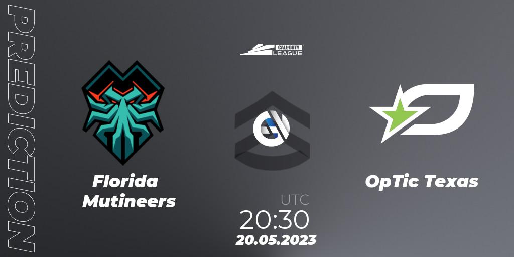 Florida Mutineers - OpTic Texas: прогноз. 20.05.2023 at 20:30, Call of Duty, Call of Duty League 2023: Stage 5 Major Qualifiers