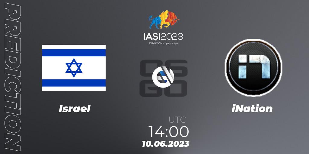 Israel - iNation: прогноз. 10.06.23, CS2 (CS:GO), IESF World Esports Championship 2023: Eastern Europe Qualifier