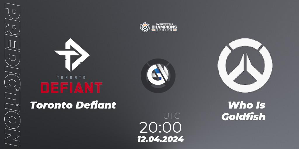 Toronto Defiant - Who Is Goldfish: прогноз. 12.04.24, Overwatch, Overwatch Champions Series 2024 - North America Stage 2 Group Stage