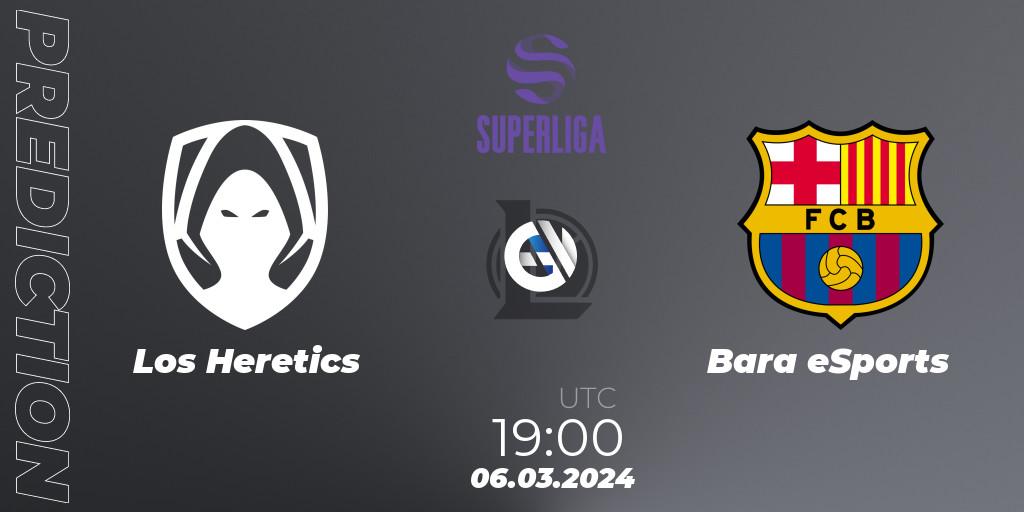 Los Heretics - Barça eSports: прогноз. 06.03.2024 at 19:00, LoL, Superliga Spring 2024 - Group Stage