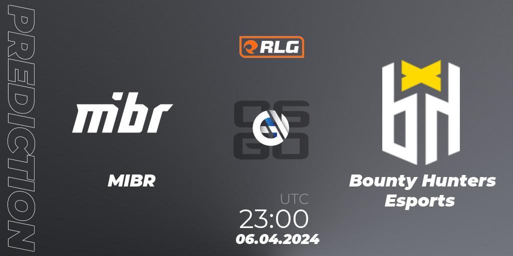MIBR - Bounty Hunters Esports: прогноз. 06.04.2024 at 23:00, Counter-Strike (CS2), RES Latin American Series #3