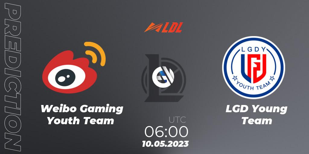 Weibo Gaming Youth Team - LGD Young Team: прогноз. 10.05.2023 at 06:00, LoL, LDL 2023 - Regular Season - Stage 2