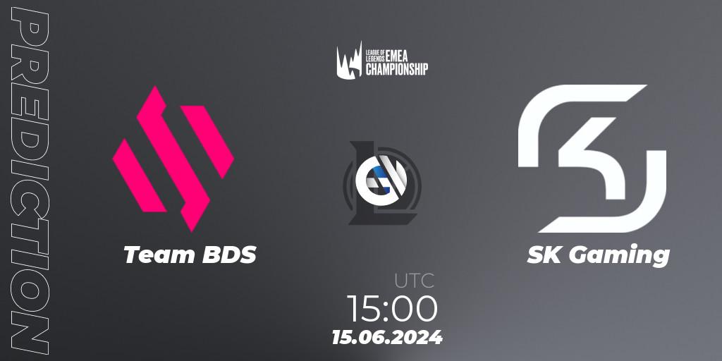 Team BDS - SK Gaming: прогноз. 15.06.2024 at 15:00, LoL, LEC Summer 2024 - Regular Season