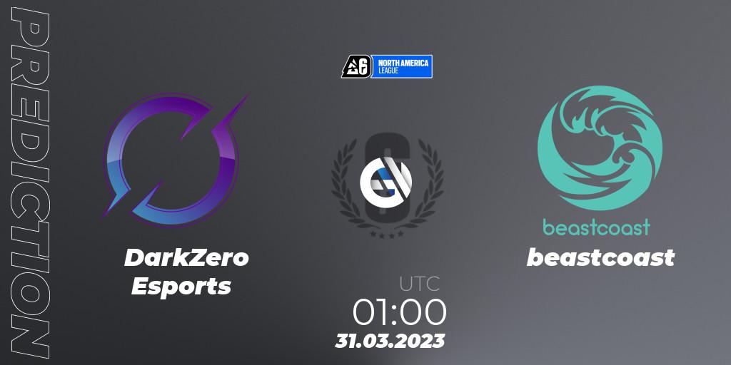 DarkZero Esports - beastcoast: прогноз. 31.03.2023 at 01:00, Rainbow Six, North America League 2023 - Stage 1