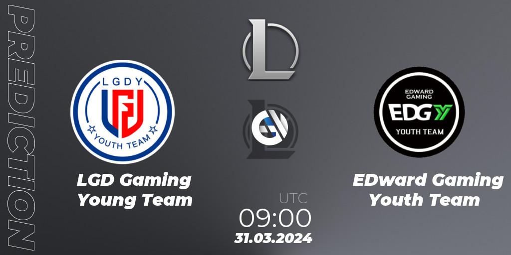 LGD Gaming Young Team - EDward Gaming Youth Team: прогноз. 31.03.24, LoL, LDL 2024 - Stage 1