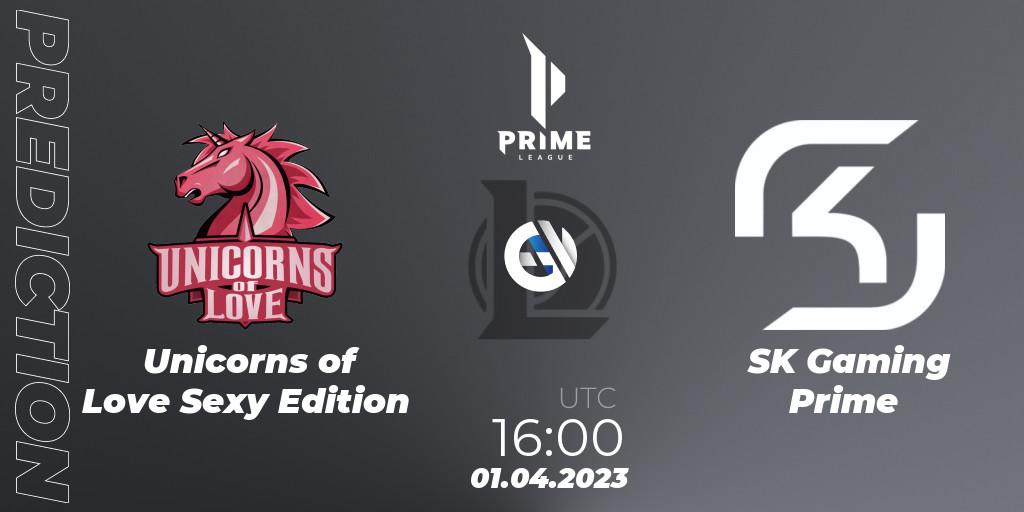 Unicorns of Love Sexy Edition - SK Gaming Prime: прогноз. 01.04.2023 at 13:00, LoL, Prime League Spring 2023 - Playoffs