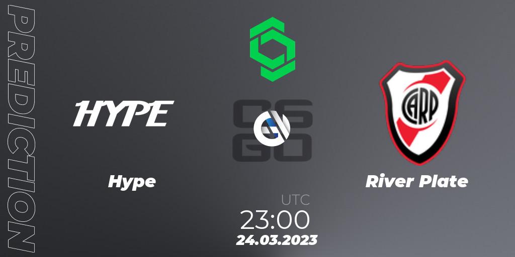 Hype - River Plate: прогноз. 24.03.2023 at 23:00, Counter-Strike (CS2), CCT South America Series #6: Closed Qualifier