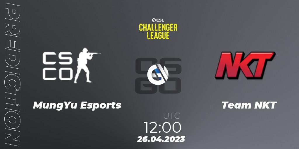 MungYu Esports - Team NKT: прогноз. 26.04.2023 at 12:00, Counter-Strike (CS2), ESL Challenger League Season 45: Asia-Pacific