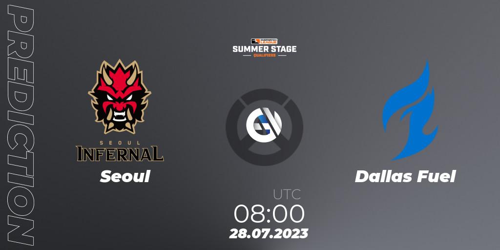 Seoul - Dallas Fuel: прогноз. 28.07.23, Overwatch, Overwatch League 2023 - Summer Stage Qualifiers