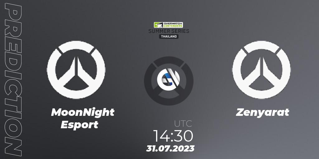 MoonNight Esport - Zenyarat: прогноз. 31.07.2023 at 13:30, Overwatch, Overwatch Contenders 2023 Summer Series: Thailand