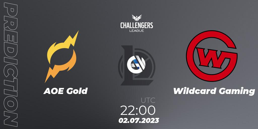 AOE Gold - Wildcard Gaming: прогноз. 02.07.2023 at 22:00, LoL, North American Challengers League 2023 Summer - Group Stage