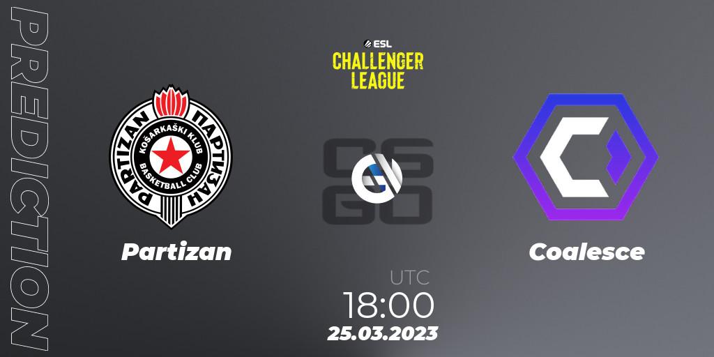 Partizan - Coalesce: прогноз. 25.03.23, CS2 (CS:GO), ESL Challenger League Season 44 Relegation: Europe