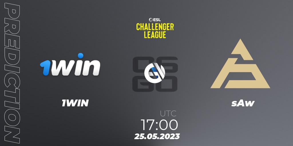 1WIN - sAw: прогноз. 25.05.2023 at 17:00, Counter-Strike (CS2), ESL Challenger League Season 45: Europe