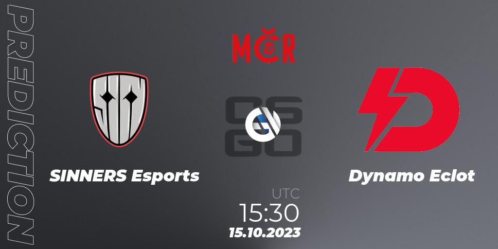 SINNERS Esports - Dynamo Eclot: прогноз. 15.10.2023 at 15:30, Counter-Strike (CS2), Tipsport Cup Prague Fall 2023
