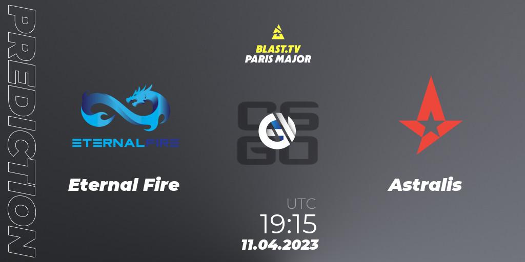 Eternal Fire - Astralis: прогноз. 11.04.2023 at 19:00, Counter-Strike (CS2), BLAST.tv Paris Major 2023 Europe RMR B