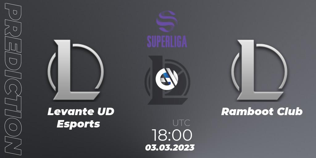 Levante UD Esports - Ramboot Club: прогноз. 03.03.2023 at 18:00, LoL, LVP Superliga 2nd Division Spring 2023 - Group Stage