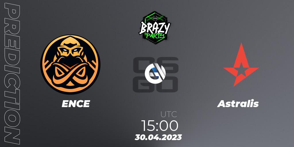 ENCE - Astralis: прогноз. 30.04.2023 at 15:00, Counter-Strike (CS2), Brazy Party 2023