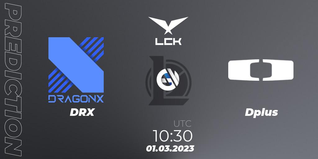 DRX - Dplus: прогноз. 01.03.2023 at 10:20, LoL, LCK Spring 2023 - Group Stage