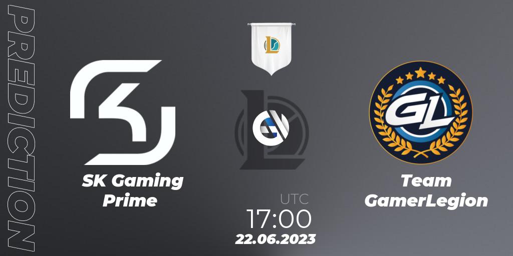 SK Gaming Prime - Team GamerLegion: прогноз. 22.06.23, LoL, Prime League Summer 2023 - Group Stage