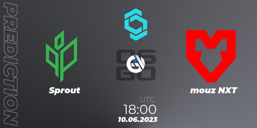 Sprout - mouz NXT: прогноз. 10.06.2023 at 18:10, Counter-Strike (CS2), CCT North Europe Series 5