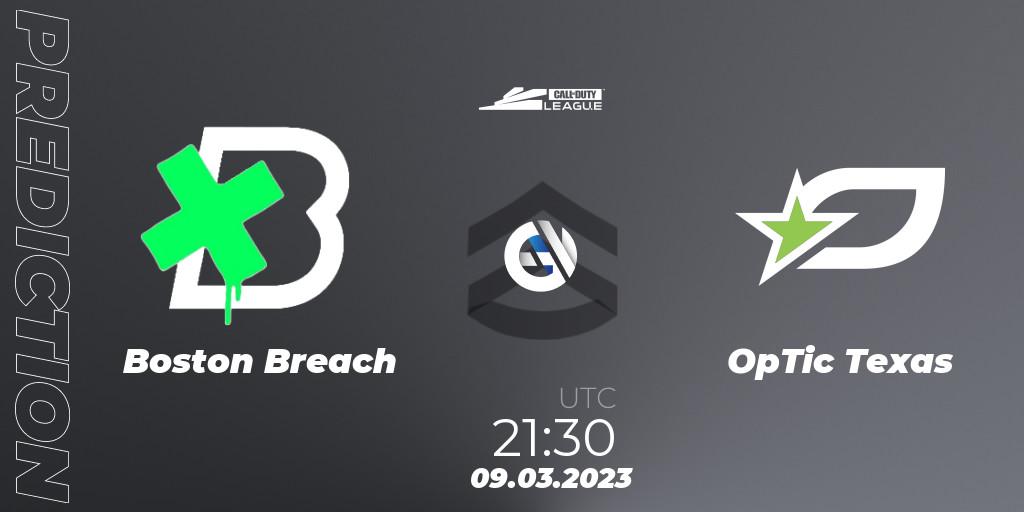Boston Breach - OpTic Texas: прогноз. 09.03.2023 at 21:30, Call of Duty, Call of Duty League 2023: Stage 3 Major