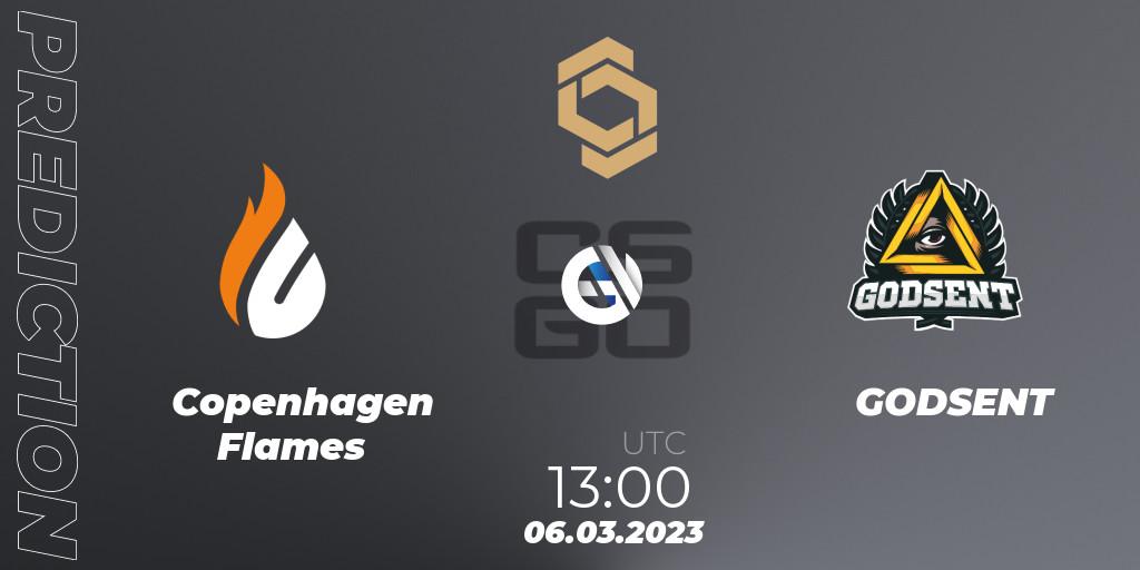 Copenhagen Flames - GODSENT: прогноз. 06.03.23, CS2 (CS:GO), CCT South Europe Series #3