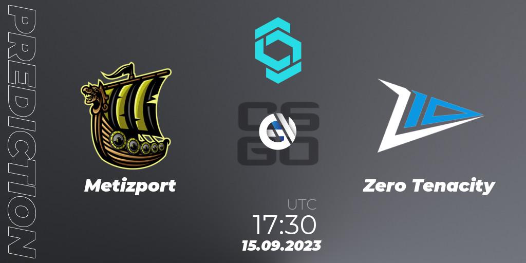 Metizport - Zero Tenacity: прогноз. 15.09.2023 at 17:30, Counter-Strike (CS2), CCT North Europe Series #8: Closed Qualifier