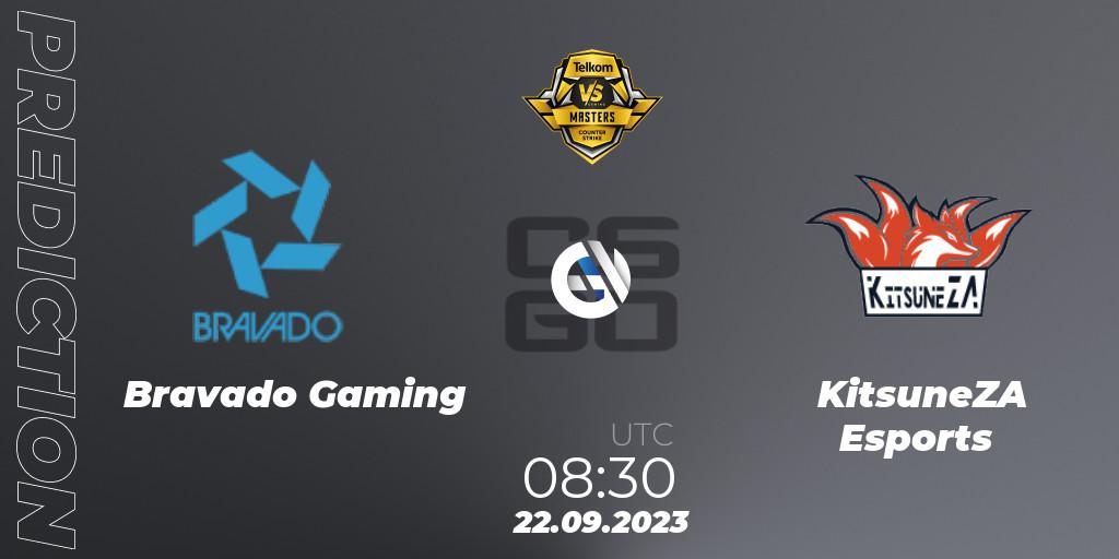 Bravado Gaming - KitsuneZA Esports: прогноз. 22.09.2023 at 08:30, Counter-Strike (CS2), VS Gaming League Masters 2023