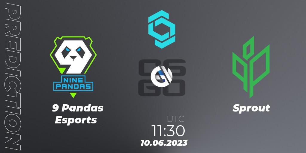 9 Pandas Esports - Sprout: прогноз. 10.06.23, CS2 (CS:GO), CCT North Europe Series 5