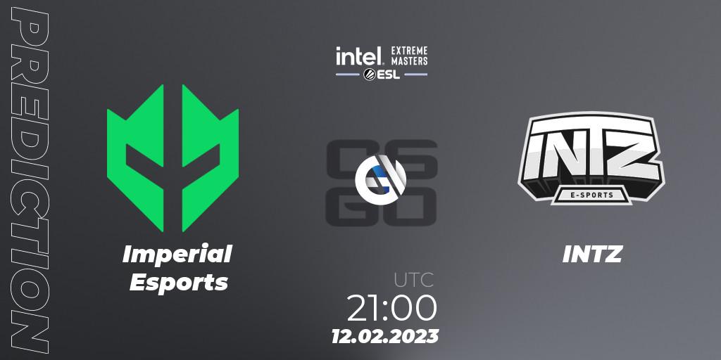 Imperial Esports - INTZ: прогноз. 12.02.2023 at 20:35, Counter-Strike (CS2), IEM Brazil Rio 2023 South America Open Qualifier 2