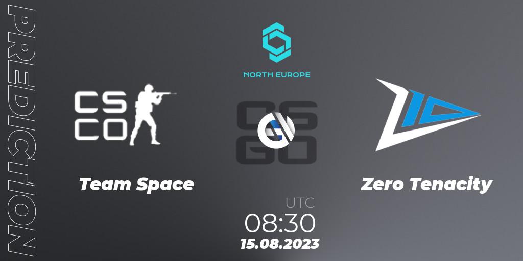 Team Space - Zero Tenacity: прогноз. 15.08.2023 at 08:30, Counter-Strike (CS2), CCT North Europe Series #7