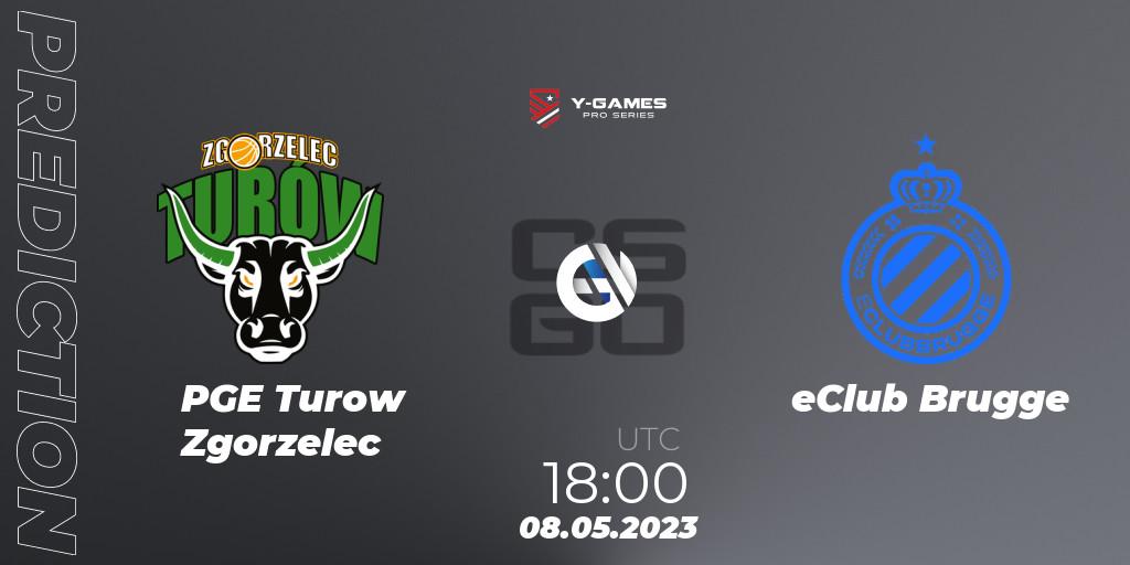 PGE Turow Zgorzelec - eClub Brugge: прогноз. 08.05.2023 at 18:00, Counter-Strike (CS2), Y-Games PRO Series 2023