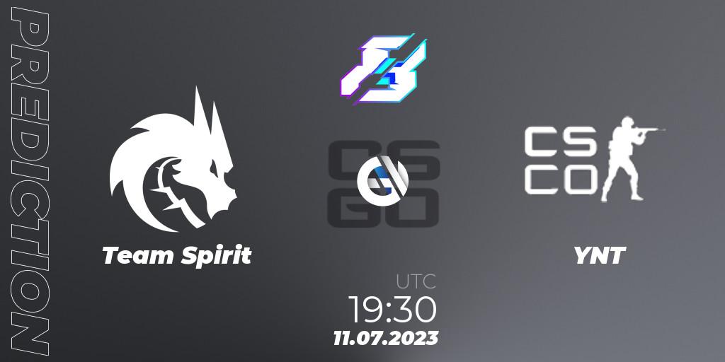 Team Spirit - YNT: прогноз. 11.07.23, CS2 (CS:GO), Gamers8 2023 Europe Open Qualifier 2