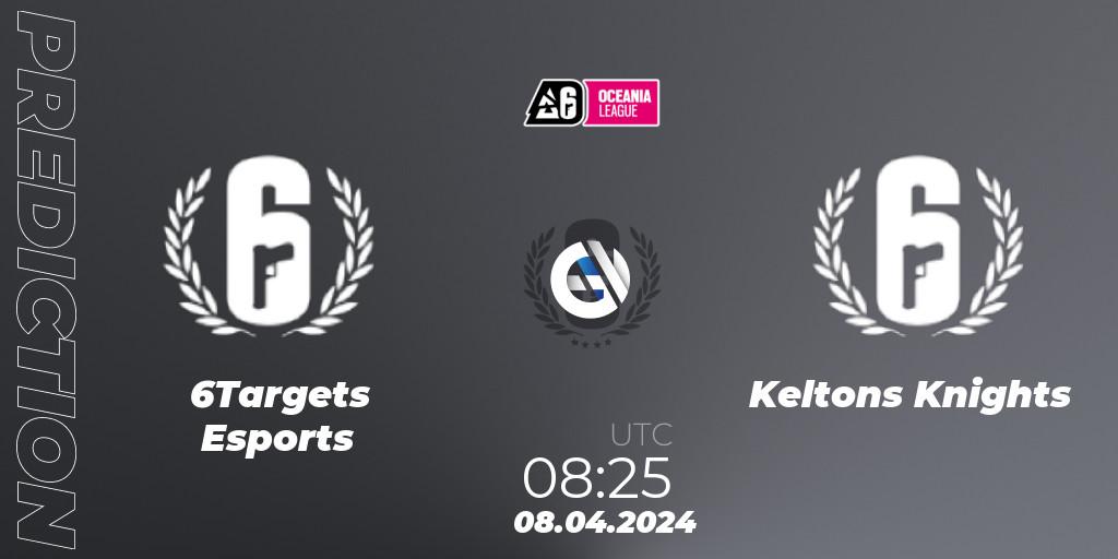 6Targets Esports - Keltons Knights: прогноз. 08.04.24, Rainbow Six, Oceania League 2024 - Stage 1