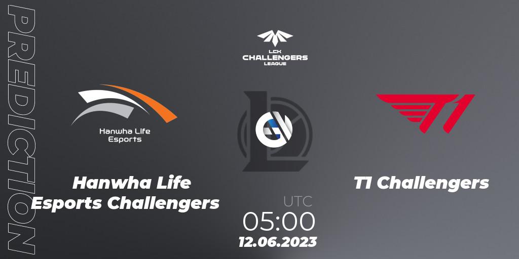 Hanwha Life Esports Challengers - T1 Challengers: прогноз. 12.06.23, LoL, LCK Challengers League 2023 Summer - Group Stage